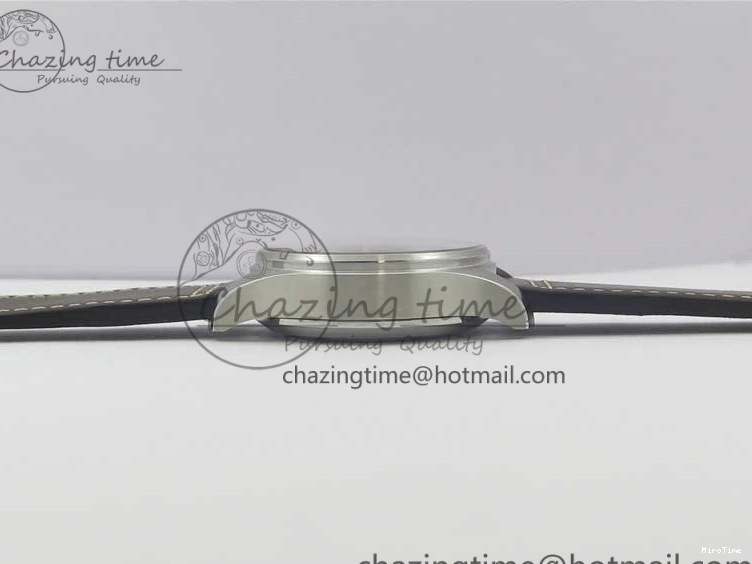 MIROTIME 1221 Pilot Chrono Spitfire IW387903 SS ZF 1:1 Best Edition Black Dial on Brown Leather Strap A OdorResistant 7127